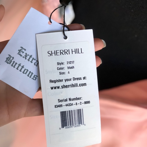 NWT Sherri Hill Prom Dress - Blush - Picture 8 of 8